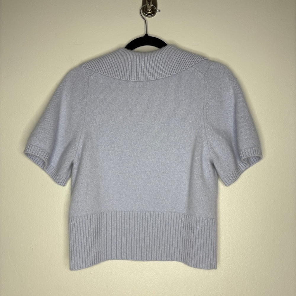 Banana Republic Light Gray V-Neck Sweater - Picture 6 of 6
